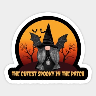 THE CUTEST SPOOKY IN THE PATCH Sticker